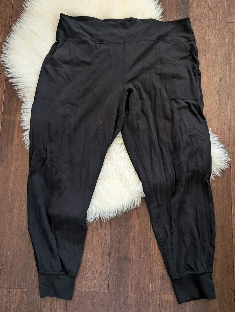 Lululemon Women’s Align Joggers Nulu LW5DH6S Black High-Waist Pants 18